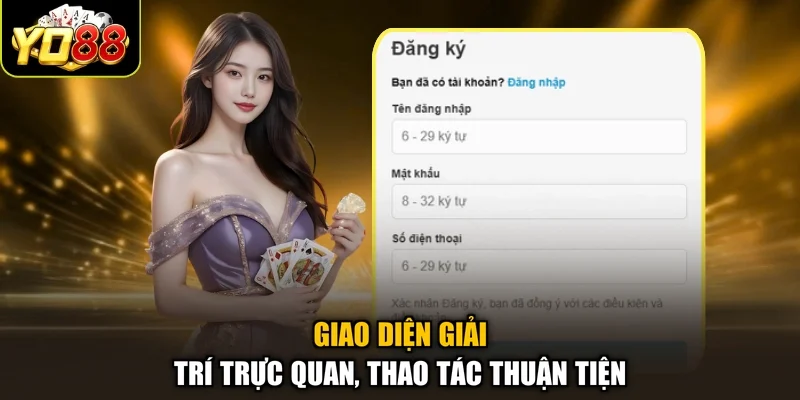 Giao diện giải trí trực quan, thao tác thuận tiện