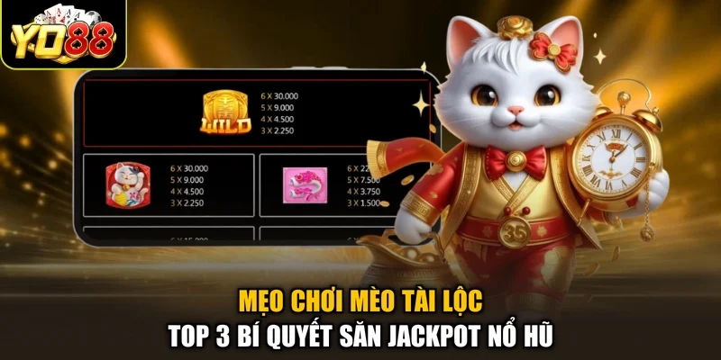 Mẹo Chơi Mèo Tài Lộc - Top 3 Bí Quyết Săn Jackpot Nổ Hũ 